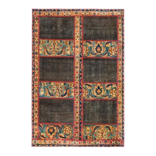 فرش دستبافت دلنشان، پچورک (چهل تکه)، ابعاد: 134×202