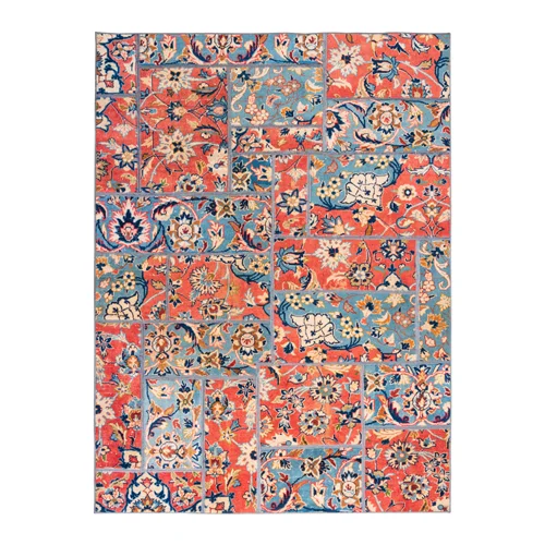 فرش دستبافت دلنشان، پچورک (چهل تکه)، ابعاد: 150×203